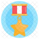 Insignia Del Ejercito Emblema De Estrella Logro Icono