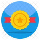 Insignia De Estrella Cinta De Estrella Emblema De Estrella Icono