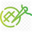 Embroidery Needlework Stitching Icon