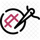 Embroidery Needlework Stitching Icon