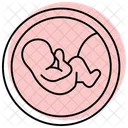Embryo Color Shadow Line Icon Icon