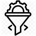 Embudo Analisis Filtro Icono