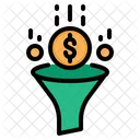 Embudo financiero  Icono
