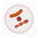Carne Salchichas Comida Icon