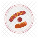 Carne Salchichas Comida Icon