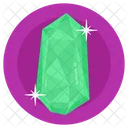 Gemstone Diamond Emerald Cut Icon