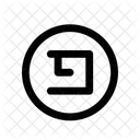 Emercoin Counterparty Moon Coin Icon