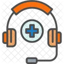 Emergencia Medica Cliente Auriculares Icono