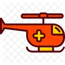 Emergency Healthcare Helicopter Icon