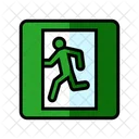 Emergency Exit Safety Icon