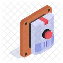 Emergency Button Fire Icon