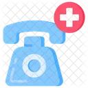 Emergency Call Telephone Doctor Icon