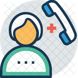 Emergency Call Icon Of Colored Outline Style Available In Svg Png Eps Ai Icon Fonts