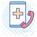 Button Call Doctor Online Consultation Smartphone Icon