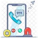 Phone Emergency Call Hospital Call Service Icon