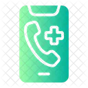 Emergency Call Phone Receiver Icon