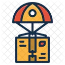 Emergency Delivery Drone Icon