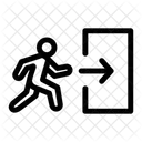 Emergency Exit Exit Emergency Icon