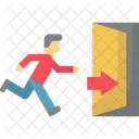Emergency Exit Fire Exit Exit Sign Icon