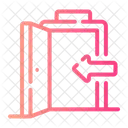 Emergency Exit Door Gate Icon
