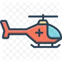 Emergency Helicopter Air Medical Service Air Ambulance Icon