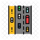 Emergency Lane Highway Icon