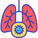 Emergency Lungs Corona Virus Medical Icon