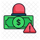 Emergency Money Filled Line Icon