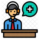 Support Call Center Help Icon
