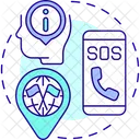 Emergency services number  Icon