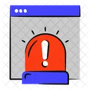 Emergency Siren Warning Alarm Icon