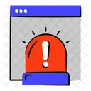 Emergency Siren Warning Alarm Icon