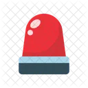 Emergency Siren Alert Silane Icon