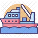 Emergency Support Vessel Cruise Ship Icon