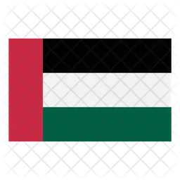 Emiratos Árabes Unidos Flag Icono