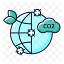 Emisión de CO2  Icono