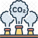 Emission Release Factory Icon