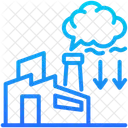 Emission Factory Industry Icon