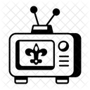 Emission De Television Antenne De Television Ecran Icône