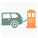 Emission Test Car Electric Car Icon