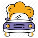 排出、自然、環境 アイコン