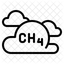 Émissions de méthane  Icône