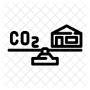 Emissionsarme Materialien Symbol