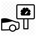 Emissionsprufung Symbol