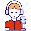 Locutor de rádio  Ícone