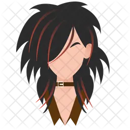 Emo Hairstyle  Icon