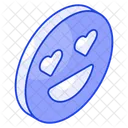 Emoji Smiley Love Icon