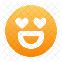Enamored Emoji Smile Icon