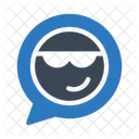 Smiley Emoji Message Icon