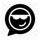Smiley Emoji Message Icon